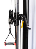 STS Functional Cable Crossover Machine Silver Dual Adjustable Pulley Strength Trainer with 170 lb Weight Stack, Commercial Multi Gym System for Home Gym Full Body Strength Training - hydrafitnessparts