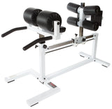 STS Glute Ham Developer Machine White Adjustable GHD Bench Twin Pad Design Multi - Functional Lower Body and Core Strength Training Equipment - hydrafitnessparts