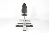STS Multi Purpose Workout Bench White, Commercial Strength Training Bench, Heavy Duty Steel Frame, Contour Foam Padding, Foot Rest Support, Shoulder Press Exercise Bench - hydrafitnessparts