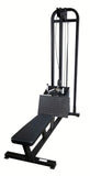 STS Strength Training Series Low Seated Row Machine Black, Commercial Back Workout Equipment with 250 lb Weight Stack, Heavy Duty Cable System, Step - Through Design, Diamond Plate Foot Platform - hydrafitnessparts