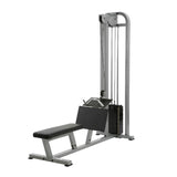 STS Strength Training Series Low Seated Row Machine Silver, Commercial Back Workout Equipment with 300 lb Weight Stack, Heavy Duty Cable System, Step - Through Design, Diamond Plate Foot Platform - hydrafitnessparts
