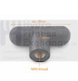 T Handle Pull Knob For Pop Pin 57mm W | 35mm L For Commercial & Home Gym - hydrafitnessparts