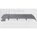 Technogym Treadmill Upper Cover Trim Black Replacement Part 340120 - hydrafitnessparts