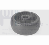 Transport Wheel D48 - ID8mm - H20mm For Treadmill & Elliptical - hydrafitnessparts