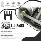 True CS900 RCS900 TCS900 Recumbent Bike Pulley Drive Belt 41" 8 Ribs 9RCS0021 - hydrafitnessparts