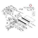 True Fitness Treadmill Green Ground Wire 14AWGx130x1T1R 9PS0079 - hydrafitnessparts