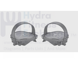 Vision Fitness Stationary Bike L & R Foot Pedal Pair Spindle Size 1 - 2" 014724 - A - hydrafitnessparts