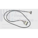 Vision Fitness T600 Treadmill Below Key Wire Harness 24AWG 1100L 1000434311 - hydrafitnessparts