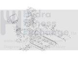 Vision Fitness TM742B TM743B TM789B RB306D CB91D Treadmill Multiple Warning Label Set Semi Assembly 1000439639 - hydrafitnessparts