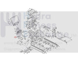Vision Fitness TM742B TM743B TM789B Treadmill Left Motor Cover 1000425536 - hydrafitnessparts