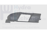 Vision Fitness TM742B TM743B TM789B Treadmill Left Motor Cover 1000425536 - hydrafitnessparts