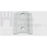 Vision Fitness TM742B TM743B TM789B Treadmill Side Rail Fixing Plate 007522 - C - hydrafitnessparts