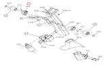 Vision Fitness X6600HRT X70 -EP303 Elliptical Left Rotating Axle Cover 000207-B - hydrafitnessparts