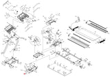 Vision Horizon Fitness TM208 TM209 TM265 TM210 TM237 TM212 TM211 TM252 TM239 Treadmill Foot Lock Latch Spring 049297 - A - hydrafitnessparts