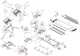 Vision Horizon Fitness TM211 TM252 TM208 TM209 TM265 TM210 TM237 TM212 TM239 Treadmill Frame Folding Wheel 000032 - CC - hydrafitnessparts