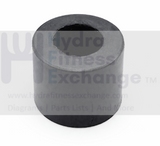 Weight Stack Rubber Bumper OD 44mm & Height 40mm & ID of Hole 25mm Strength - hydrafitnessparts