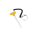 Yellow Magnetic Weight Stack Pin Selector W/Lanyard PIn Dia 8mm | 108mm L - hydrafitnessparts