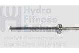 YORK 7′ International Chrome Olympic Bar – 30mm - hydrafitnessparts