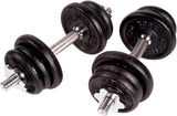 York Barbell Cast Iron Adjustable Spinlock Dumbbell Set – 70 Lb. Set - hydrafitnessparts