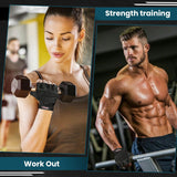 York Barbell Unisex Fitness Small Medium Larg X - Large Gloves Pair Set - Short Finger Sheepskin Leather & Lycra Black Gloves - for Weightlifting, Training, Cycling, Pull - ups Gym, Women & Men - hydrafitnessparts