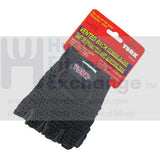York Barbell Unisex Vented Back Fitness Gloves Pair Black - Fingerless Goat Ski - hydrafitnessparts