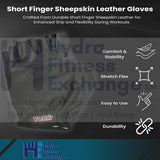 York Barbell Weight Lifting Gloves for Men & Women Back – S/M/L/XL Sizes Black - hydrafitnessparts