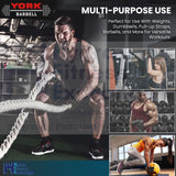 York Barbell Weight Lifting Gloves for Men & Women Back – S/M/L/XL Sizes Black - hydrafitnessparts