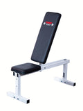 YORK Pro Series 205 FI Adjustable Weight Bench White, Flat to Incline Strength Training Bench with Multi Angle Backrest, Heavy Duty Steel Workout Bench for Home Gym - hydrafitnessparts