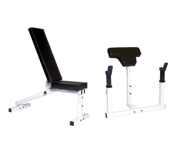 YORK Pro Series 210 Bench Set with 206 Adjustable Incline Decline Benc ...