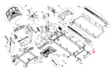 Horizon Fitness CT9.3 - TM444B Treadmill Right Side Rail Cover Set 1000305877