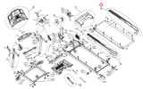 Horizon Fitness CT9.3 - TM444B Treadmill Left Side Rail Cover Set 1000305876