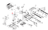 Horizon Fitness CT5.3 Treadmill Right Console Mast Set Semi Assembly 1000215614