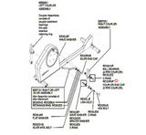 Life Fitness X1 X3 Elliptical Coupler End Cap MFR-10F32RNP REX2RNP