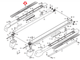 Proform 605 XP 690T Treadmill Right Foot Rail Cover With Decal MFR-290720 295541