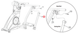 Nautilus EV7.16/EV716 EV7.18/EV718 Elliptical Left or Right Swing Arm 000-3506