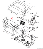 Proform NordicTrack Reebok Epic Treadmill Left Rear Cover MFR- 303436 332889