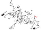 Horizon Fitness EVOLVE 5 EP584 Elliptical Right Arm Rest Set Assembly 1000346979