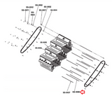 Life Fitness 95PS-ALLXX-XX03RF Stepper Step Rear Shaft 9587400