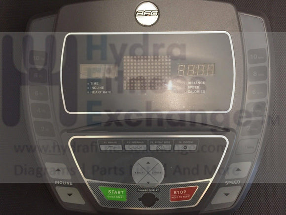 AFG Advanced Fitness Group 1.0AT Treadmill Display Console Panel 1000205161-hydrafitnessparts