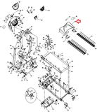AFG Horizon 1.0AT CST3.5 X CST4.5 Treadmill Motor Hood Shroud Cover 000362-CB-hydrafitnessparts
