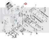 AFG Horizon Fitness 3.5AT T101-5 Treadmill DC Drive Motor Assembly 1000424098-hydrafitnessparts
