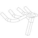 AFG Horizon Fitness 7.3AIC 7.3AU Elite IC7 M4 - FC009 Stationary Bike Handlebar-hydrafitnessparts