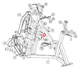 AFG Horizon Fitness 7.3AIC Elite IC7 IC7.9 Stationary Bike End Cap 1000350919-hydrafitnessparts