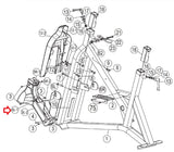 AFG Horizon Fitness 7.3AIC IC7 Stationary Bike Left Sweat Guard 1000350870-hydrafitnessparts