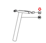 AFG Horizon Fitness 7.3AU - CB048 Elite U7 - UB Stationary Bike Seat Post End Cap 1000350657-hydrafitnessparts