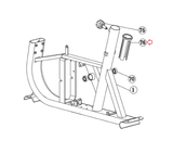 AFG Horizon Fitness 7.3AU Elite U7 LS5.0U Stationary Bike Plastic Seat Post Sleeve 1000096990-hydrafitnessparts