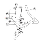 AFG Horizon Fitness 7.3AU Elite U7 Stationary Bike Handlebar Protector Cover 1000350731-hydrafitnessparts