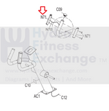 AFG Horizon Fitness Elliptical Heart Rate Pulse Hand Sensor Grip 1000101531-hydrafitnessparts