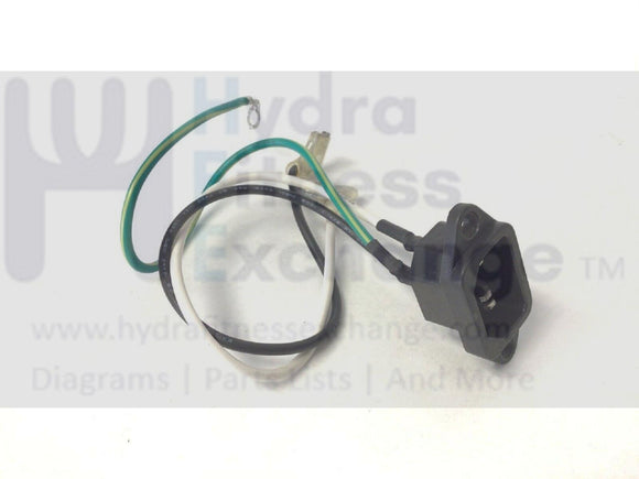AFG Horizon Fitness Elliptical Power Entry Socket Input Module 063271-A-hydrafitnessparts
