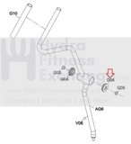 AFG Horizon Fitness Livestrong Elliptical Plastic Round Bushing 1000100823-hydrafitnessparts